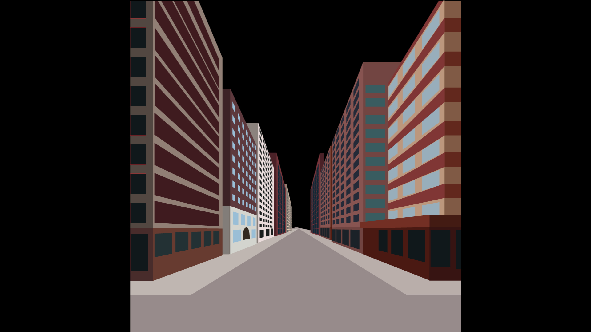 Illustration poster with vibrant color gradients